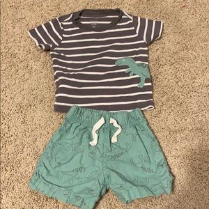 Baby boy matching set 9m